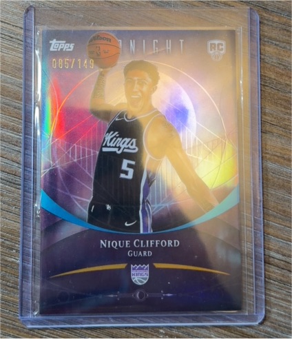 2025 Topps Midnight #85 Nique Clifford — front