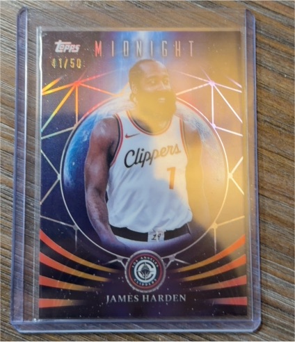 2025-26 Topps Midnight #24 James Harden — front