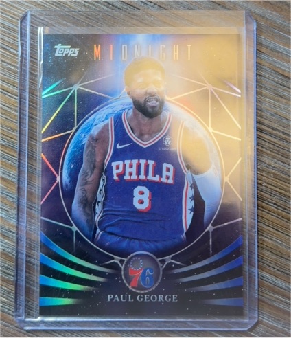 2025-26 Topps Midnight Moonfall #MF-2 Paul George — front