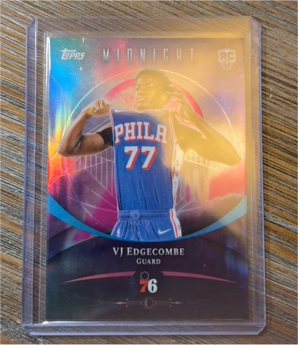 2025 Topps Midnight #63 VJ Edgecombe — front