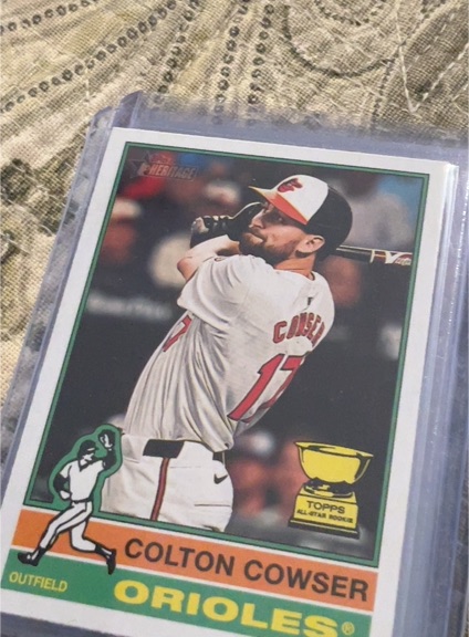 2025 Topps Heritage #245 Colton Cowser — front