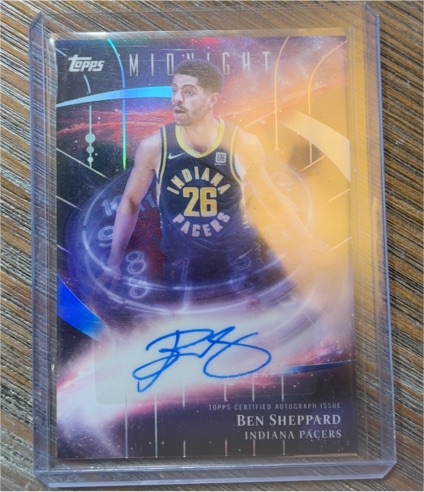 2025-26 Topps Midnight #SM-BS Ben Sheppard — front
