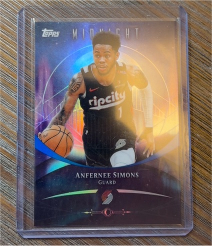 2025-26 Topps Midnight #54 Anfernee Simons — front