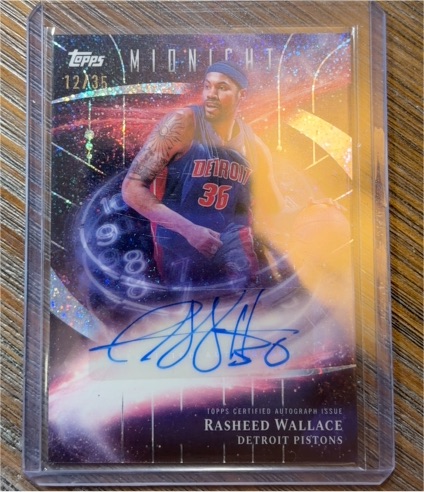 2025-26 Topps Midnight Stroke of Midnight #SM-RW Rasheed Wallace — front
