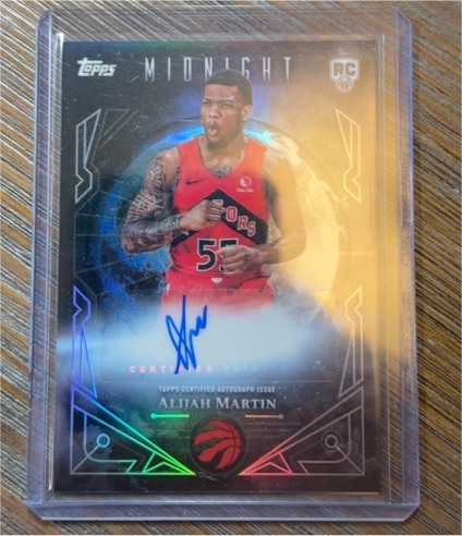 2025-26 Topps Midnight #MSR-AM Alijah Martin — front