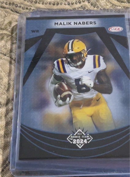 2024 Sage High Series Black All-Rookie Team #114 Malik Nabers — front