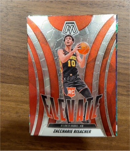 2024-25 Panini Mosaic #8 Zaccharie Risacher Elevate Rookie — front