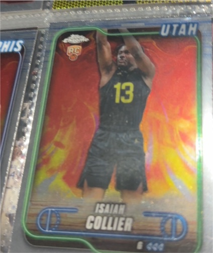 2024-25 Topps Chrome #112 Isaiah Collier — front