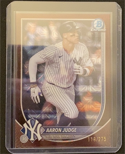 2025 Bowman Chrome #99 Aaron Judge — front