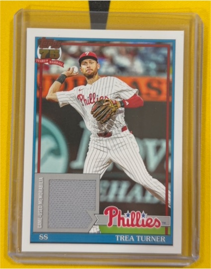 2026 Topps Series 1 Relic 1991 Retro #91R-TT Trea Turner — front