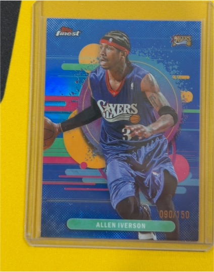 2025 Topps Finest #090 Allen Iverson — front