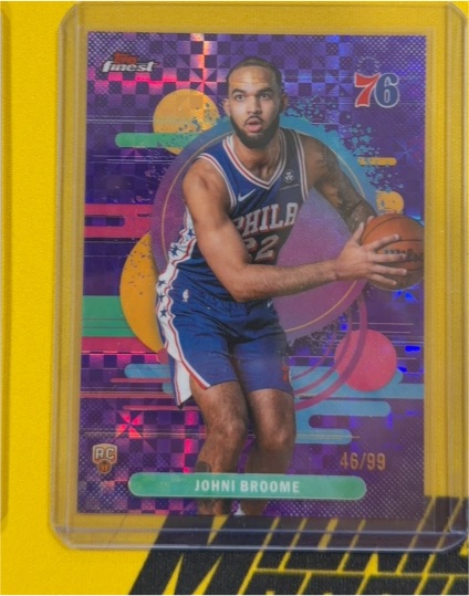 2025-26 Topps Finest #124 Johni Broome — front