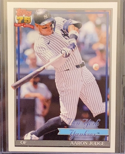 2026 Topps Series 1 #T91-34 Aaron Judge — front