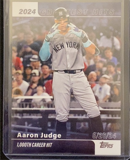 2025 Topps Series 1 #GH-16 Aaron Judge 2024 Greatest Hits — front