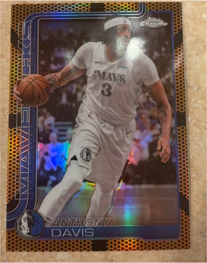 2025-26 Topps Chrome #96 Anthony Davis — front
