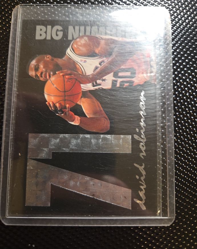 1994 Hoops Big Numbers #BN1 David Robinson — front