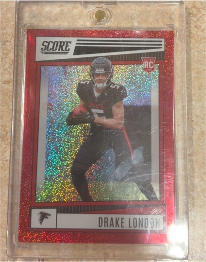 2022 Panini Score #379 Drake London — front