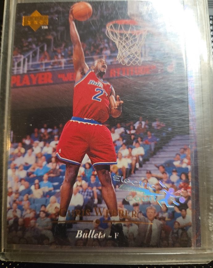1995-96 Upper Deck Electric Court #53 Chris Webber — front