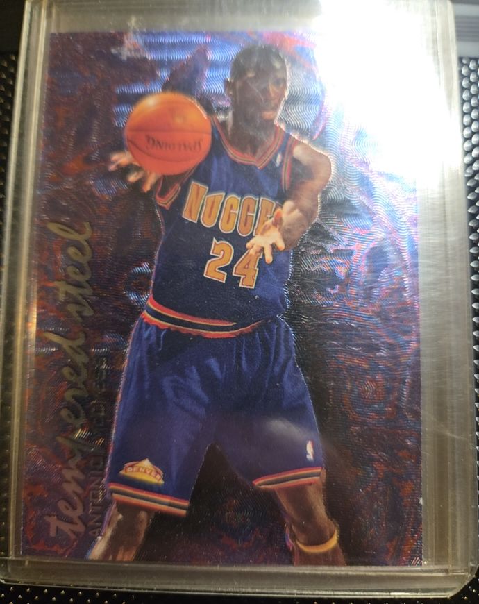 1995-96 Fleer Metal Tempered Steel #5 Antonio McDyess — front
