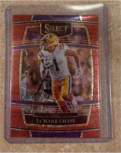 2022 Panini Select Draft Picks #82 Ja'Marr Chase — front