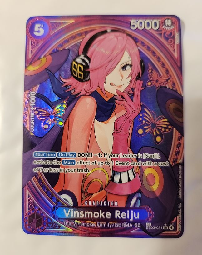 One Piece Card Game 2026 EB03-031 Vinsmoke Reiju — front