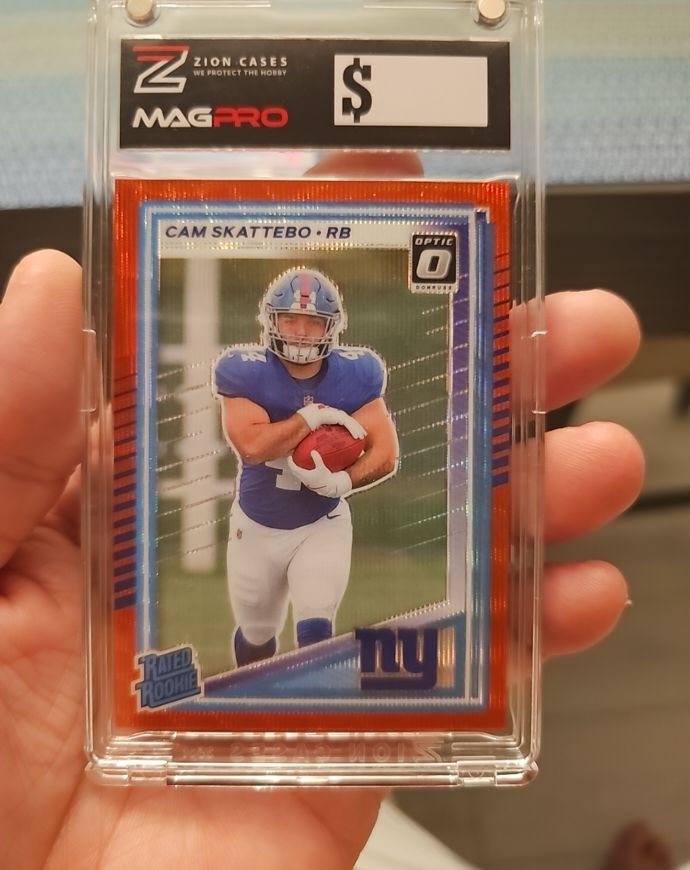 2025 Donruss Optic #228 Cam Skattebo Rated Rookie — front