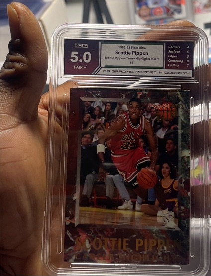 1992 Fleer Ultra #8 Scottie Pippen Career Highlights — front