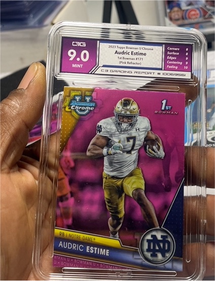 2023 Topps Bowman U Chrome #171 Audric Estime — front
