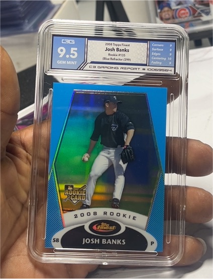 2008 Topps Finest #135 Josh Banks — front