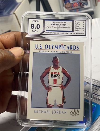 1992 Impel Olympicards #12 Michael Jordan — front