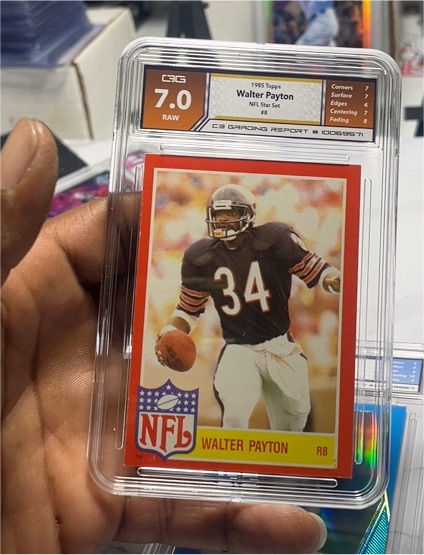 1985 Topps NFL Star Set #8 Walter Payton — front