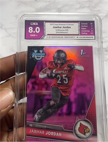 2023 Bowman University Chrome #48 Jawhar Jordan — front