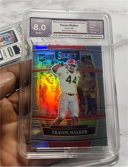2022 Panini Select Draft Picks Concourse #86 Travon Walker — front