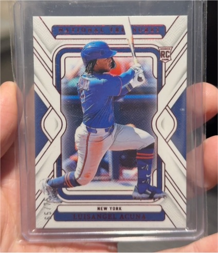 2025 Panini National Treasures #82 Luisangel Acuna — front
