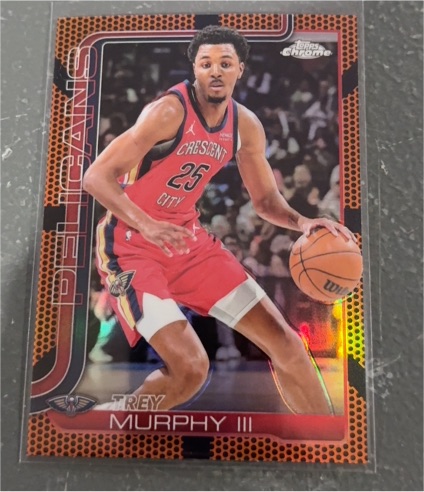 2025-26 Topps Chrome #104 Trey Murphy III — front