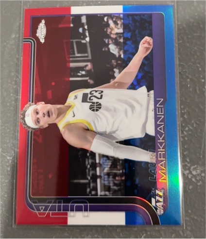 2025 Topps Chrome #238 Lauri Markkanen — front