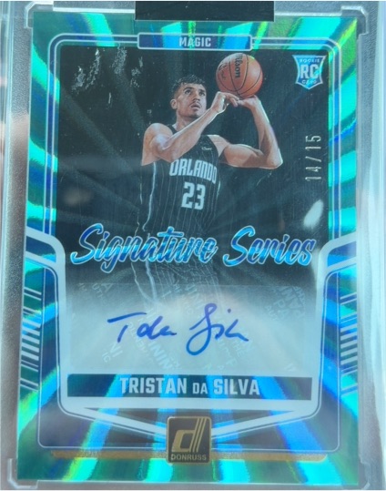 2024-25 Panini Donruss Signature Series #SS-TDS Tristan Da Silva — front