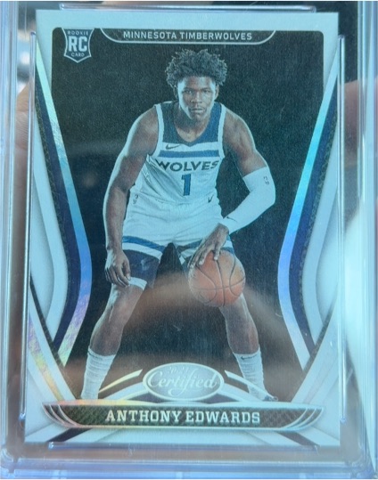 2020-21 Panini Certified #200 Anthony Edwards — front