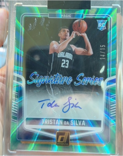 2024 Donruss Optic Signature Series #SS-TDS Tristan Da Silva — front