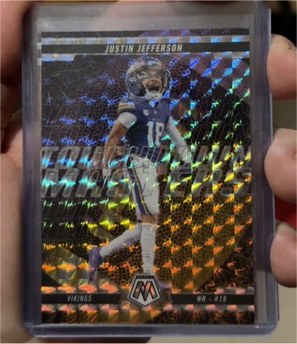 2025 Panini Mosaic Touchdown Masters #4 Justin Jefferson — front