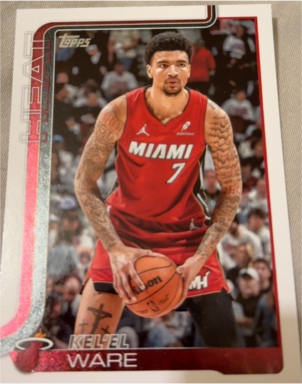 2025-26 Topps Basketball #74 Kel'el Ware — front