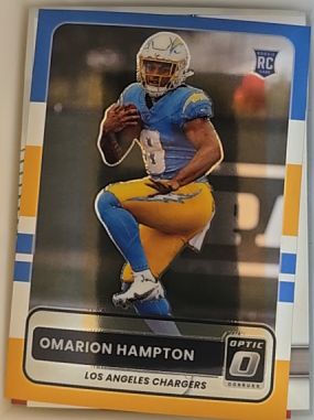 2025 Panini Donruss Optic 2015 Retro #6 Omarion Hampton — front