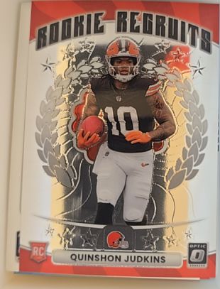 2025 Panini Donruss Optic #13 Quinshon Judkins Rookie Recruits — front
