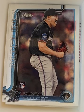 2025 Topps Chrome #122 Valente Bellozo — front