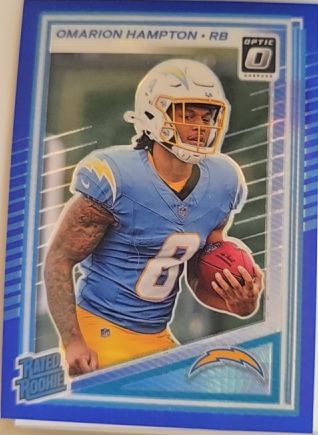 2025 Panini Donruss Optic #212 Omarion Hampton — front