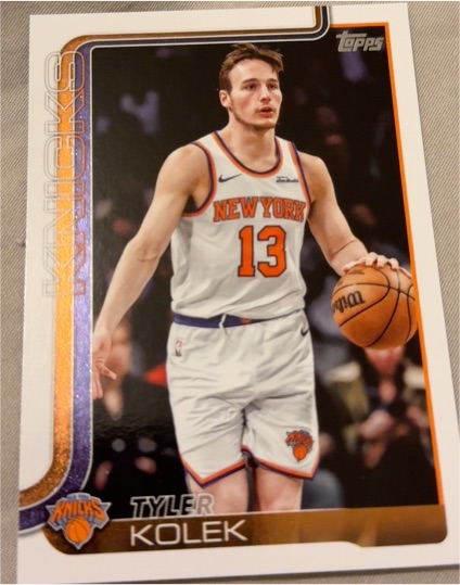 2025-26 Topps Basketball #20 Tyler Kolek — front