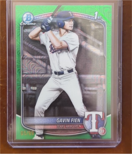 2025 Bowman Chrome Draft #BDC-15 Gavin Fien — front