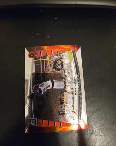 2025 Panini Donruss Optic #2 Malik Nabers Chain Reaction — front