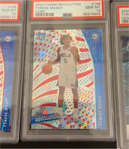2020 Panini Revolution #148 Tyrese Maxey — front