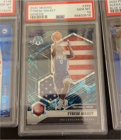 2020 Panini Mosaic #259 Tyrese Maxey — front